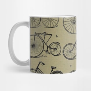 Vintage Bicycles Mug